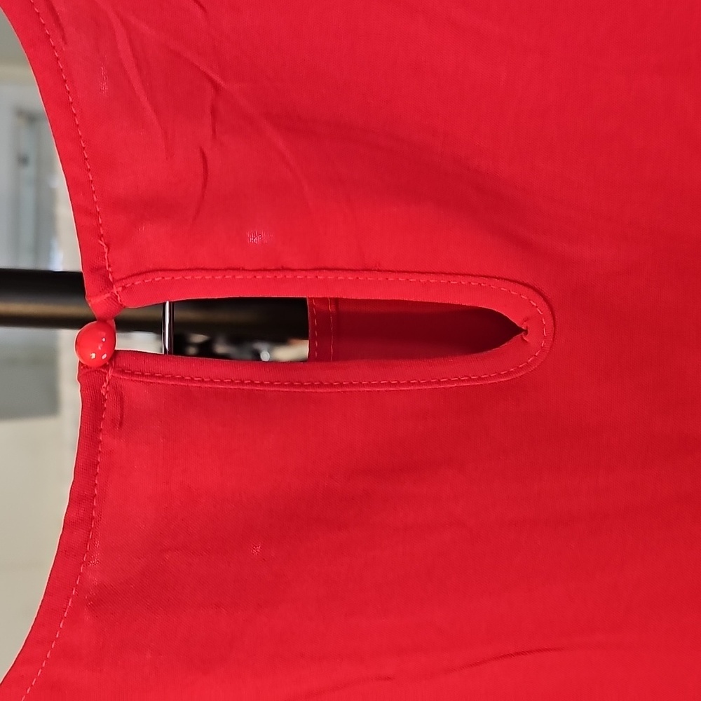 Sympli Bright Red Blouse - Picture 10 of 12